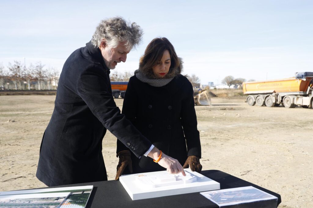 Inicio de las obras del Centro Deportivo Municipal Zaragoza Sur