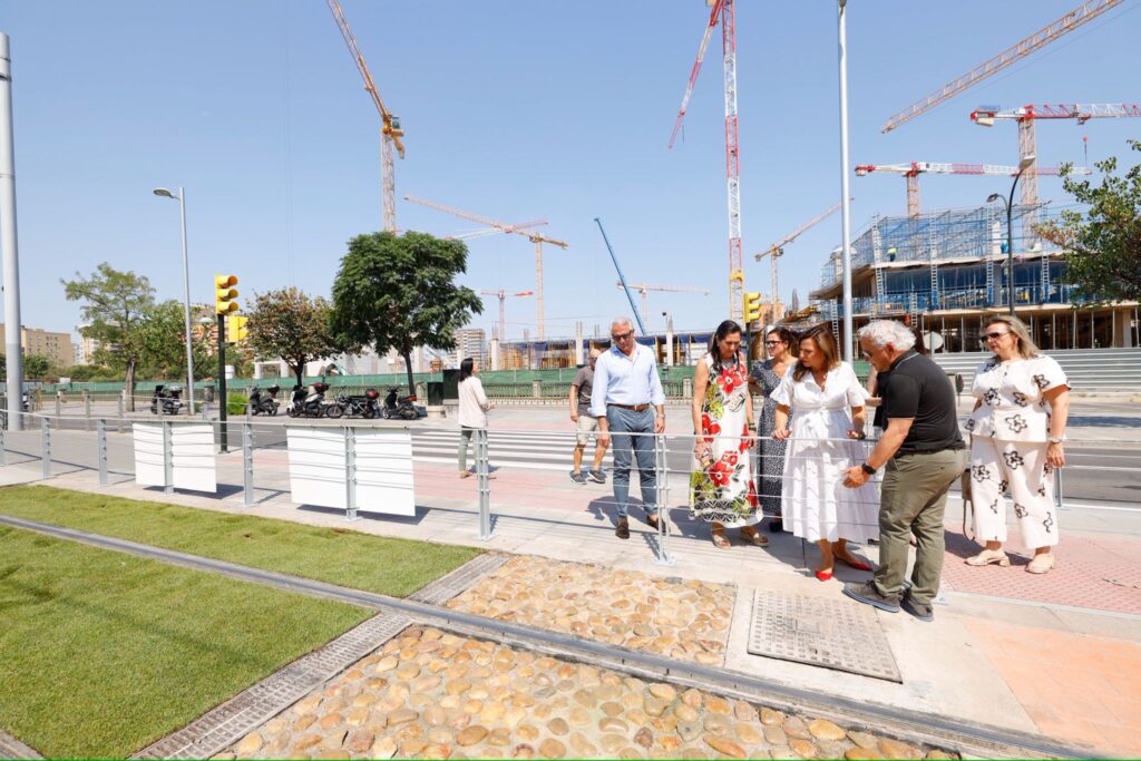 Nueva infraestructura de transporte público en Zaragoza.